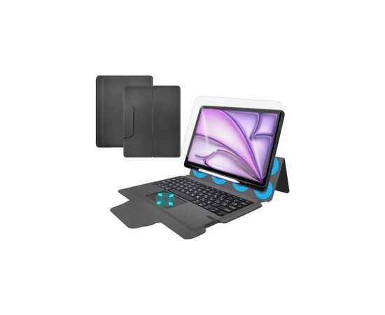 Чохол до планшета AirOn Premium iPad Air 13 2024 with Keyboard (4822352781232)
