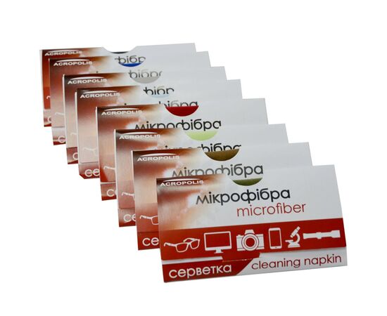 Салфетки Acropolis A-90/07 microfiber 19*17см random color, поштучно (A90-07), изображение 2 Салфетки Acropolis A-90/07 microfiber 19*17см random color, поштучно (A90-07), изображение 2