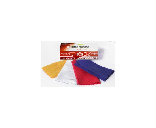Салфетки Acropolis A-90/07 microfiber 19*17см random color, поштучно (A90-07), изображение 4 Салфетки Acropolis A-90/07 microfiber 19*17см random color, поштучно (A90-07), изображение 4