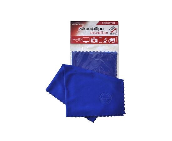 Салфетки Acropolis A-90/12 microfiber 29*22см blue, поштучно (A90-12DB), изображение 3 Салфетки Acropolis A-90/12 microfiber 29*22см blue, поштучно (A90-12DB), изображение 3