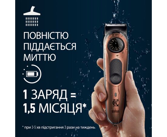 Триммер Gillette King C. Beard Trimmer Pro Для бороды (8700216659659), изображение 7 Триммер Gillette King C. Beard Trimmer Pro Для бороды (8700216659659), изображение 7