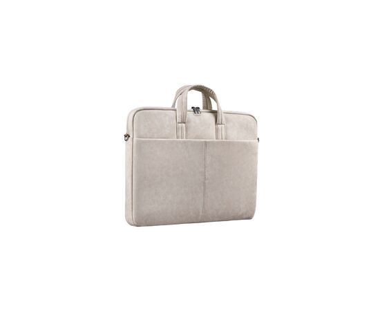Сумка для ноутбука Defender 15.6" Solid PU beige (26126), изображение 2 Сумка для ноутбука Defender 15.6" Solid PU beige (26126), изображение 2