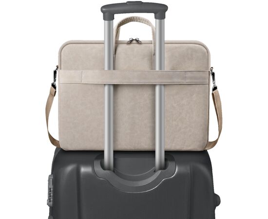 Сумка для ноутбука Defender 15.6" Solid PU beige (26126), изображение 5 Сумка для ноутбука Defender 15.6" Solid PU beige (26126), изображение 5