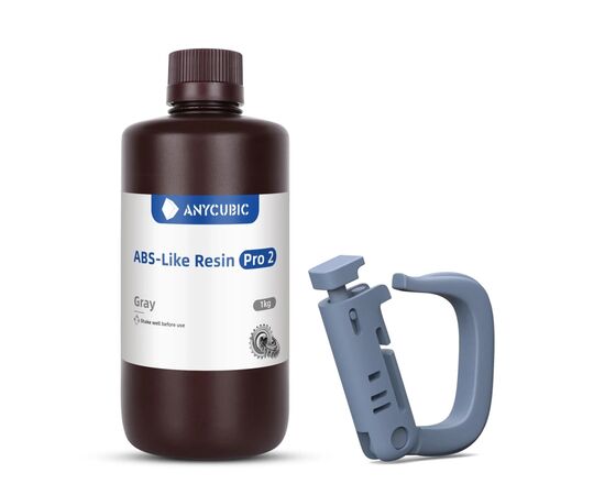 Фотополимерная смола Anycubic ABS-Like Resin Pro 2, 1 кг, GY (SABP2GY-102A)