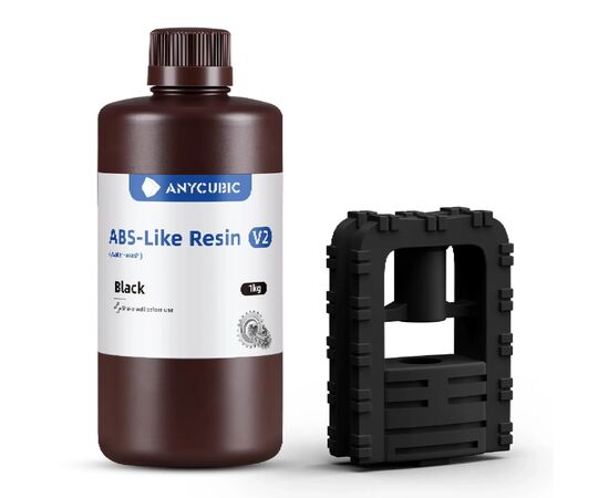 Фотополимерная смола Anycubic ABS-Like Resin v2, 1 кг, BK (SAB2BK-101D)