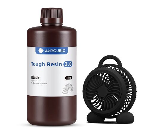 Фотополимерная смола Anycubic Flexible Tough Resin 2.0, 1 кг, BK (SRX2BK-101A)