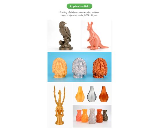 Пластик для 3D-принтера eSUN ePLA-Silk metal color, 1,75мм, 1кг, copper (ePLA-Silk-P175CO1), изображение 4