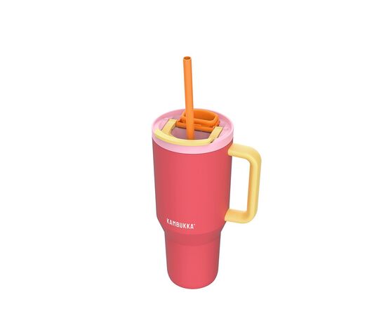 Термокружка Kambukka Rio Pink Papaya 950 мл Коралова з жовтим (11-08002), изображение 3 Термокружка Kambukka Rio Pink Papaya 950 мл Коралова з жовтим (11-08002), изображение 3