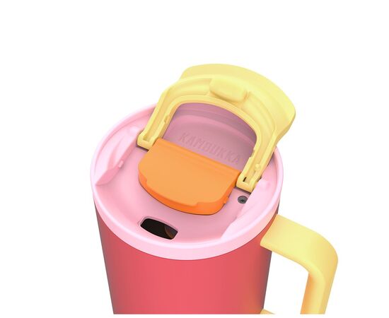 Термокружка Kambukka Rio Pink Papaya 950 мл Коралова з жовтим (11-08002), изображение 4 Термокружка Kambukka Rio Pink Papaya 950 мл Коралова з жовтим (11-08002), изображение 4
