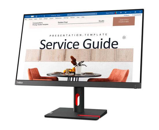 Монитор Lenovo ThinkVision S24i-30 (63DEKAR3EU), изображение 3 Монитор Lenovo ThinkVision S24i-30 (63DEKAR3EU), изображение 3
