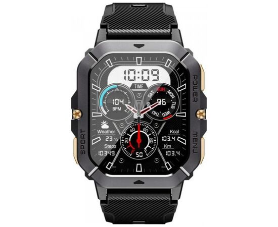 Смарт-часы OUKITEL BT101 Black (6931940739825), изображение 2 Смарт-часы OUKITEL BT101 Black (6931940739825), изображение 2