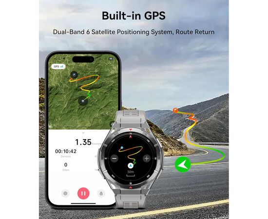 Смарт-часы OUKITEL BT12 Grey (6931940789585), изображение 3 Смарт-часы OUKITEL BT12 Grey (6931940789585), изображение 3