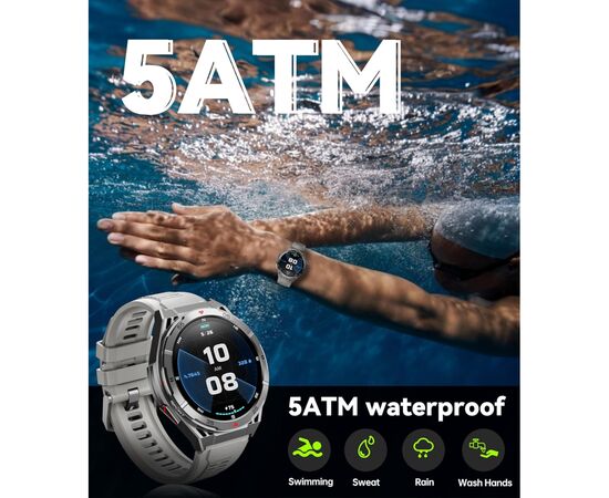 Смарт-часы OUKITEL BT12 Grey (6931940789585), изображение 4 Смарт-часы OUKITEL BT12 Grey (6931940789585), изображение 4