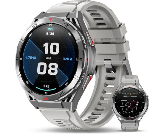 Смарт-часы OUKITEL BT12 Grey (6931940789585)