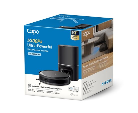 Пилосос TP-Link Tapo RV20 Max Plus, зображення 10 Пилосос TP-Link Tapo RV20 Max Plus, зображення 10