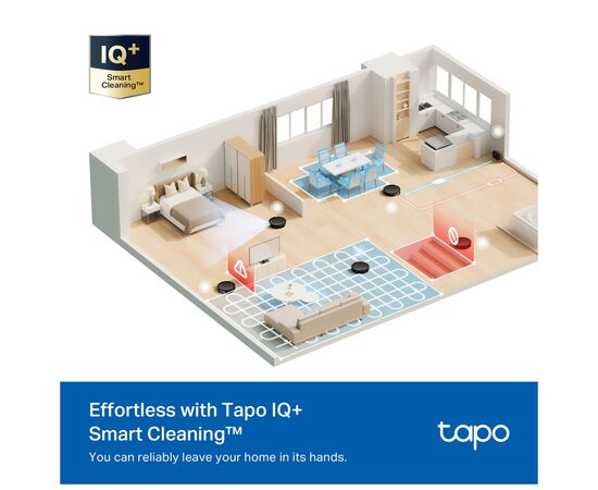 Пилосос TP-Link Tapo RV20 Max, зображення 10 Пилосос TP-Link Tapo RV20 Max, зображення 10