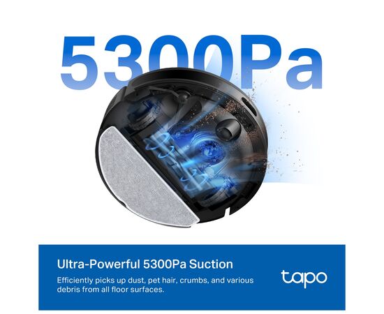 Пилосос TP-Link Tapo RV20 Max, зображення 5 Пилосос TP-Link Tapo RV20 Max, зображення 5