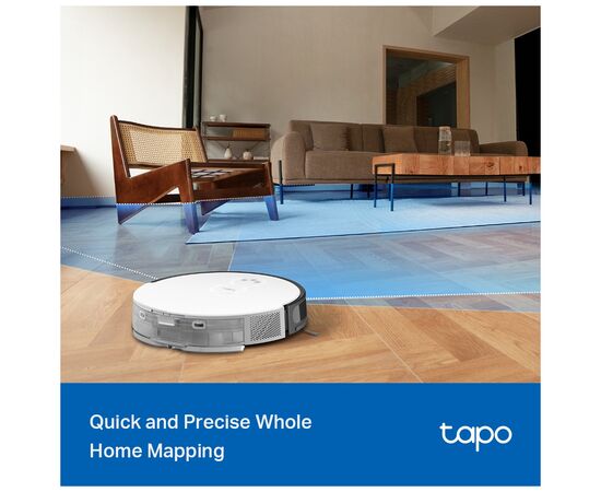 Пылесос TP-Link Tapo RV20 Mop Plus, изображение 7 Пылесос TP-Link Tapo RV20 Mop Plus, изображение 7