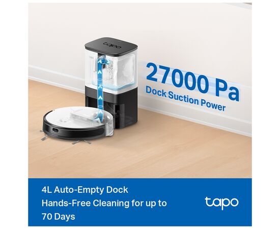 Пылесос TP-Link Tapo RV20 Mop Plus, изображение 9 Пылесос TP-Link Tapo RV20 Mop Plus, изображение 9