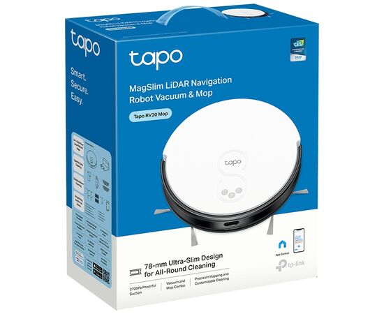 Пылесос TP-Link Tapo RV20 Mop, изображение 10 Пылесос TP-Link Tapo RV20 Mop, изображение 10