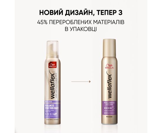 Мусс для волос WellaFlex Объем для тонких волос Суперсильная фиксация 200 мл (4064666230894), изображение 7 Мусс для волос WellaFlex Объем для тонких волос Суперсильная фиксация 200 мл (4064666230894), изображение 7