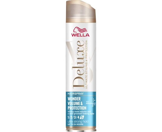 Лак для волосся Wella Deluxe Неймовірний об'єм та захист 250 мл (3614229701548)