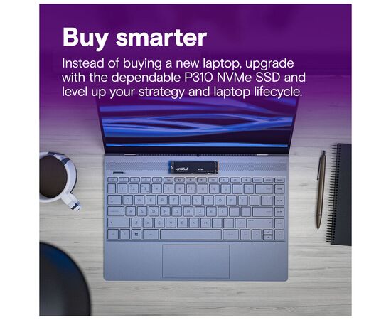 Накопитель SSD M.2 2280 500GB P310 Micron (CT500P310SSD8), изображение 5 Накопитель SSD M.2 2280 500GB P310 Micron (CT500P310SSD8), изображение 5