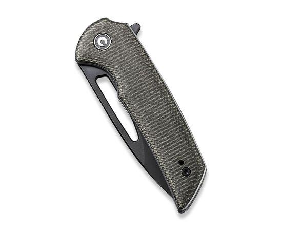 Ніж Civivi Odium Micarta Dark Black Blade (C2010G), зображення 5 Ніж Civivi Odium Micarta Dark Black Blade (C2010G), зображення 5
