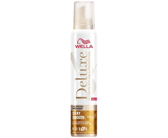 Мусс для волос Wella Deluxe Шелковая гладкость 200 мл (3614229717082)