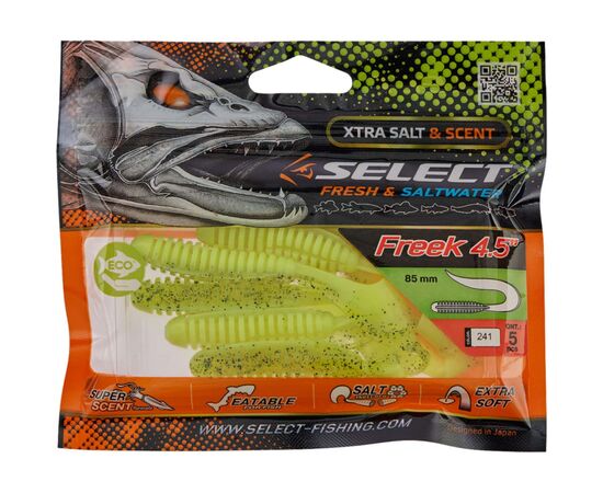 Силикон рыболовный Select Freek 4.5" 241 (5 шт/уп) (1870.72.39), изображение 2 Силикон рыболовный Select Freek 4.5" 241 (5 шт/уп) (1870.72.39), изображение 2