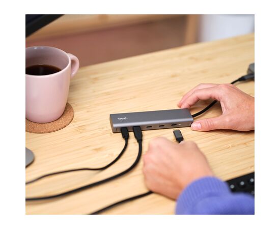 Концентратор Trust Halyx 5-Port USB-C Hub (25136), изображение 7 Концентратор Trust Halyx 5-Port USB-C Hub (25136), изображение 7