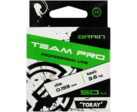 Леска Brain Team Pro 50m (clear) 0.193mm 3.6kg (1858.26.87), изображение 2 Леска Brain Team Pro 50m (clear) 0.193mm 3.6kg (1858.26.87), изображение 2
