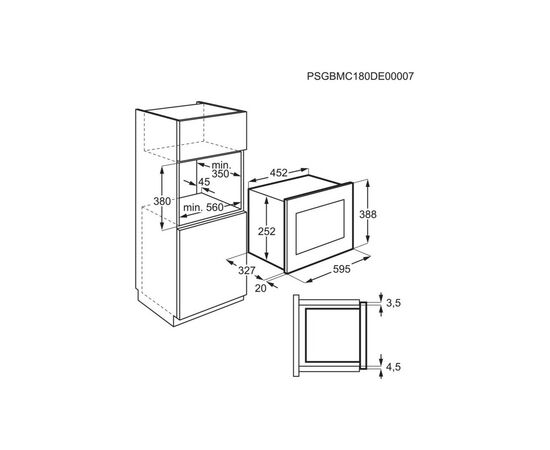 Микроволновая печь Electrolux LMS2203EMX, изображение 3 Микроволновая печь Electrolux LMS2203EMX, изображение 3