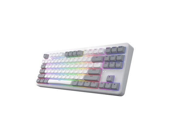 Клавиатура Hator Rockfall 3 Mecha TKL QMK/VIA Orange Wireless White (HTK851UA), изображение 3 Клавиатура Hator Rockfall 3 Mecha TKL QMK/VIA Orange Wireless White (HTK851UA), изображение 3
