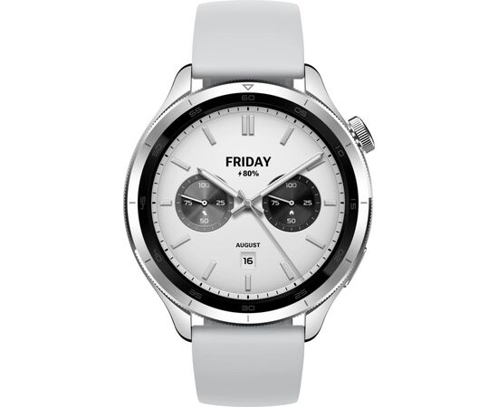 Смарт-часы Xiaomi Watch S4 Silver BHR9197GL (1126557), изображение 2 Смарт-часы Xiaomi Watch S4 Silver BHR9197GL (1126557), изображение 2