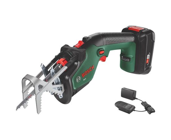 Сабельная пила Bosch KEO 18V, 2Ah, 80мм, ход 20мм (0.600.861.A00)