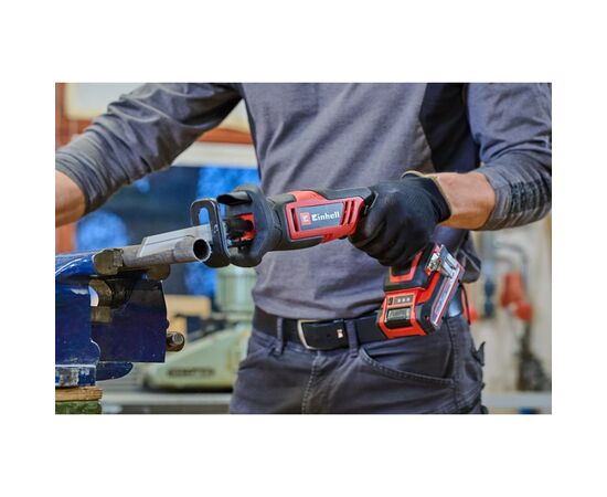 Сабельная пила Einhell TE-AP 18/13 Li – Solo PXC 18V, 50мм, ход 13мм (без АКБ и ЗУ) (4326315), изображение 8 Сабельная пила Einhell TE-AP 18/13 Li – Solo PXC 18V, 50мм, ход 13мм (без АКБ и ЗУ) (4326315), изображение 8