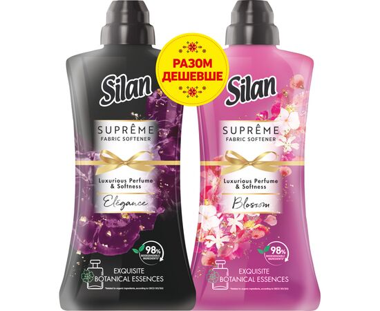 Кондиціонер для білизни Silan Supreme Elegance 1012 + Blossom 1012 мл (9000101815382)