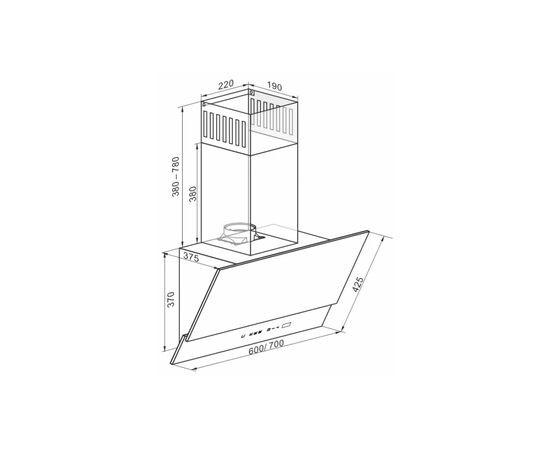 Вытяжка кухонная Kaiser AT 7410 F Eco Eco, изображение 9 Вытяжка кухонная Kaiser AT 7410 F Eco Eco, изображение 9