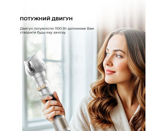 Фен-щетка Cecotec CeramicCare 6in1 Gyro (CCTC-01000), изображение 3 Фен-щетка Cecotec CeramicCare 6in1 Gyro (CCTC-01000), изображение 3