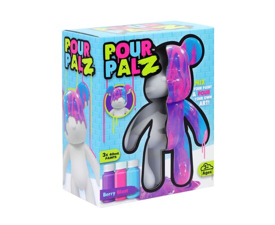 Набор для творчества ToyMonster Pour Palz Флюид Арт - Мишка "Ягодный взрыв" (GS-G08682), изображение 5 Набор для творчества ToyMonster Pour Palz Флюид Арт - Мишка "Ягодный взрыв" (GS-G08682), изображение 5
