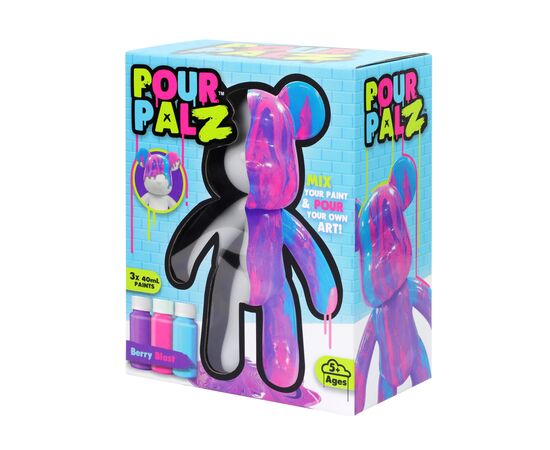 Набор для творчества ToyMonster Pour Palz Флюид Арт - Мишка "Ягодный взрыв" (GS-G08682), изображение 6 Набор для творчества ToyMonster Pour Palz Флюид Арт - Мишка "Ягодный взрыв" (GS-G08682), изображение 6