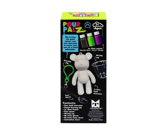 Набор для творчества ToyMonster Pour Palz Флюид Арт - Брелок Мишка (GS-G08162), изображение 10