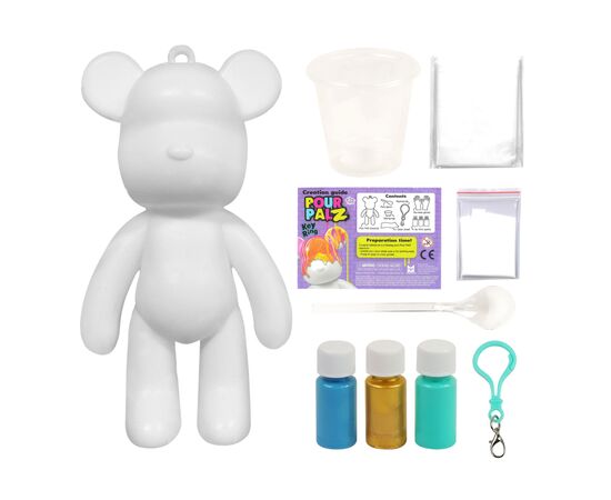 Набор для творчества ToyMonster Pour Palz Флюид Арт - Брелок Мишка (GS-G08162), изображение 3