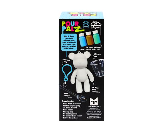 Набор для творчества ToyMonster Pour Palz Флюид Арт - Брелок Мишка (GS-G08162), изображение 4