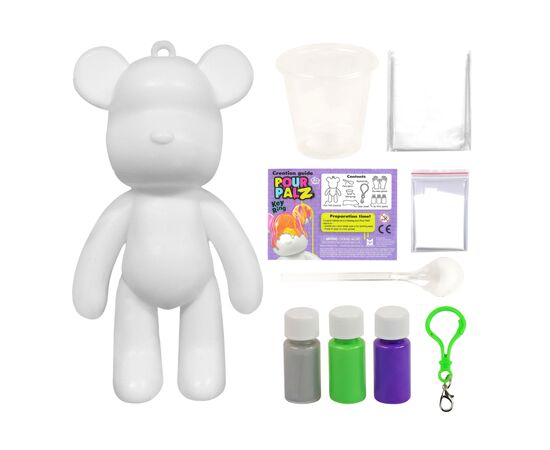Набор для творчества ToyMonster Pour Palz Флюид Арт - Брелок Мишка (GS-G08162), изображение 9