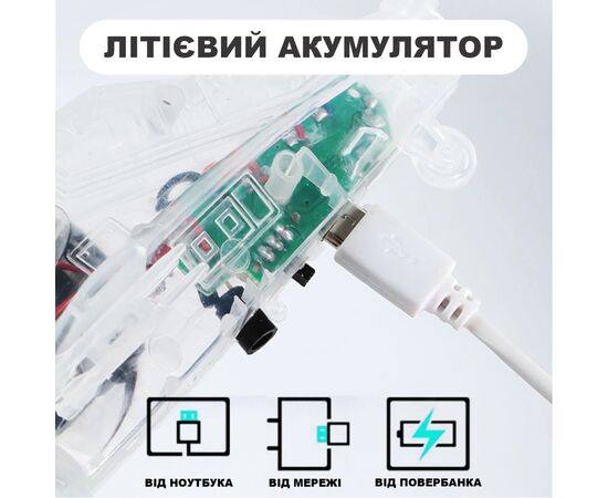 Интерактивная игрушка UFT Летающий вертолет с сенсорным контролем и LED подсветкой (UFTFly12), изображение 8 Интерактивная игрушка UFT Летающий вертолет с сенсорным контролем и LED подсветкой (UFTFly12), изображение 8