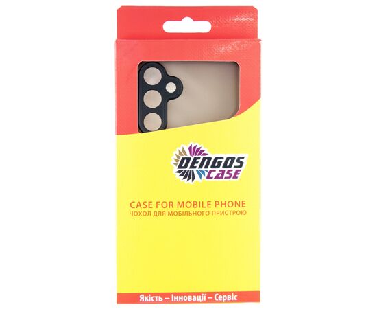 Чехол для мобильного телефона Dengos Samsung Galaxy A16 Matte + glass (Black) (DG-KM-133), изображение 4 Чехол для мобильного телефона Dengos Samsung Galaxy A16 Matte + glass (Black) (DG-KM-133), изображение 4