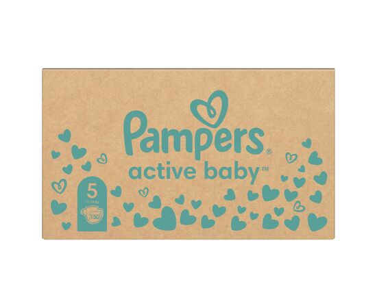 Подгузник Pampers Active Baby Junior Размер 5 (11-16 кг) 150 шт. (8001090910981), изображение 2 Подгузник Pampers Active Baby Junior Размер 5 (11-16 кг) 150 шт. (8001090910981), изображение 2