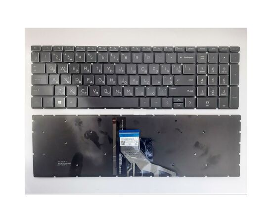 Клавиатура ноутбука HP Pavilion 15-DA; 250/255 G7 черная,подсв (A46126)